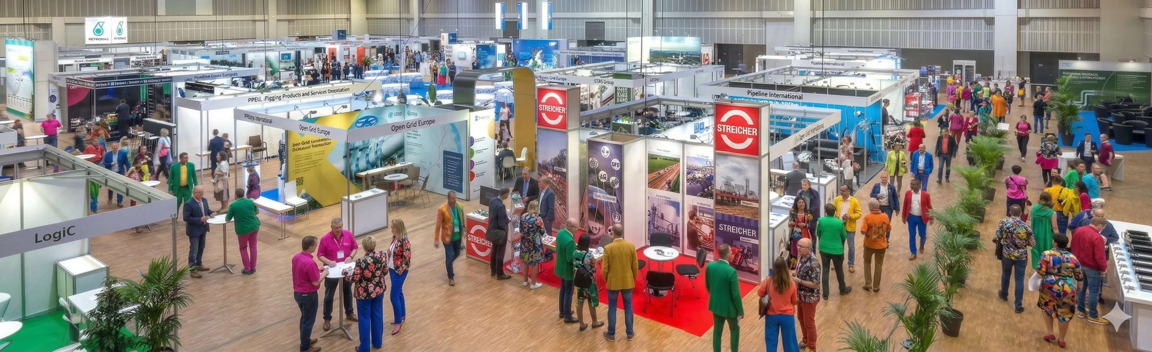 Stand de exhibición en exposición